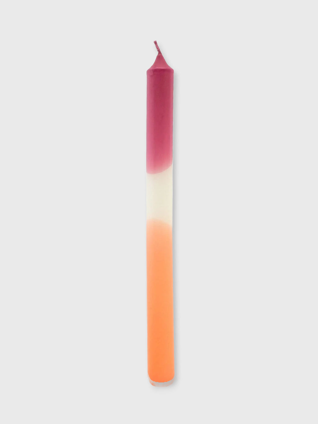 Two Tone Dinner Candle - Pink