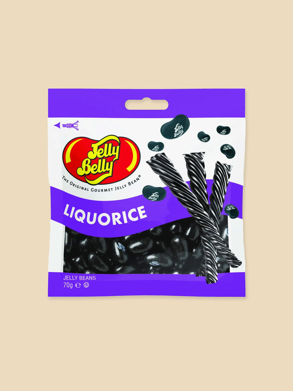 Jelly Belly Jelly Beans - Liquorice - 70g
