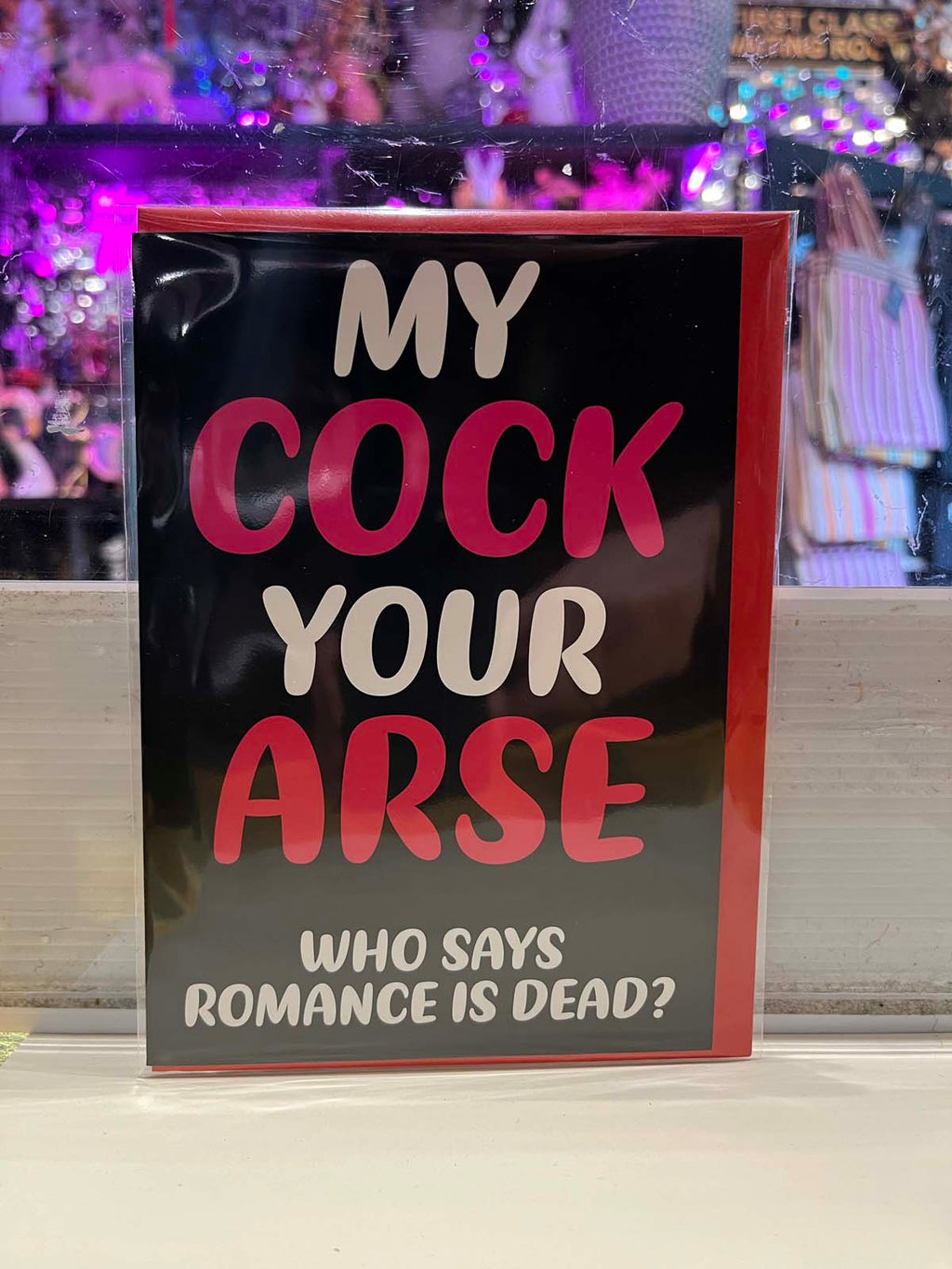 Greeting Card - My Cock Your Arse