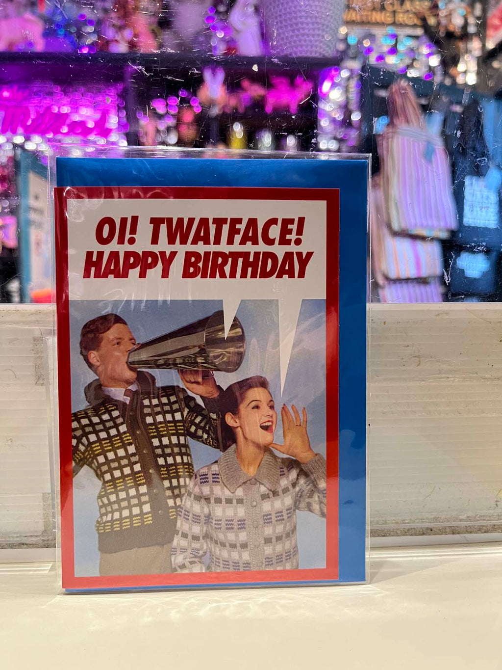 Greeting Card - Twat Face Happy Birthday