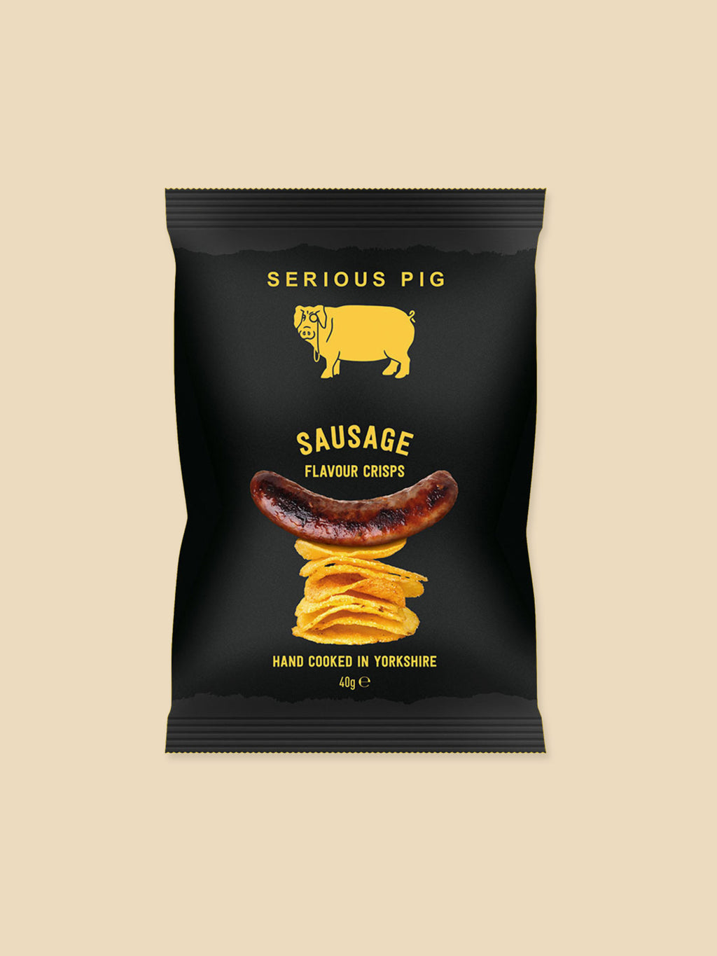 Serious Pig - Sausage Flavour Crisps - 40g