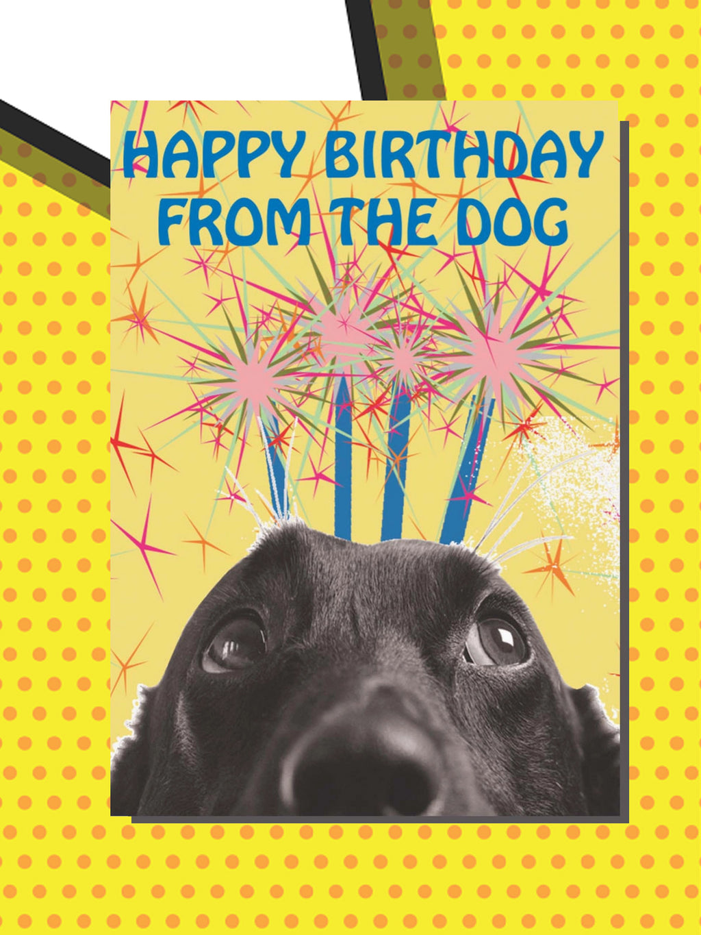 Greeting Card - Happy Birthday From The Dog
