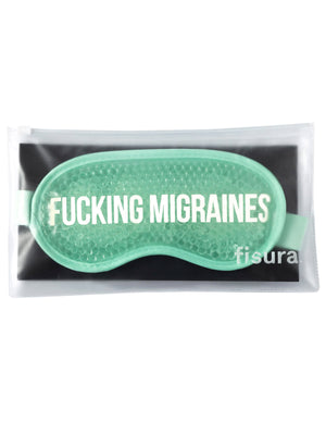 Fisura - 'Fucking Migraines' Gel Eye Mask - Green