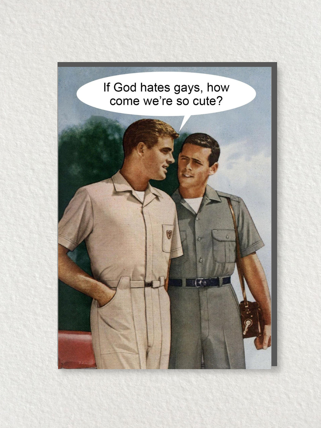 Greeting Card - If God Hates Gays