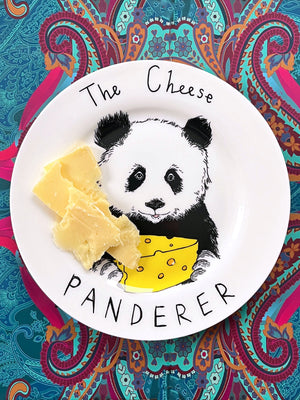JimBobArt Side Plate - The Cheese Panderer