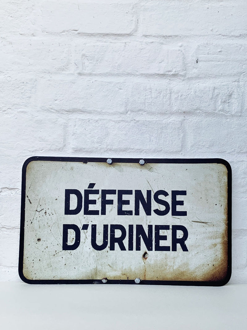 Koziel Cut Out - Defense d'uriner / No urinating