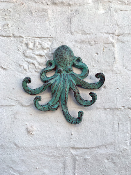 Octopus Door Hook - distressed metal finish – Lola and SiDney