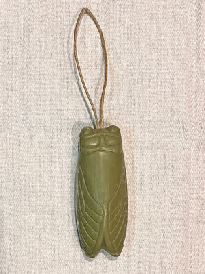 Cicada French Soap on a Rope - Olive