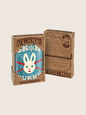 Stainless Steel Hip Flask - Snow Bunny