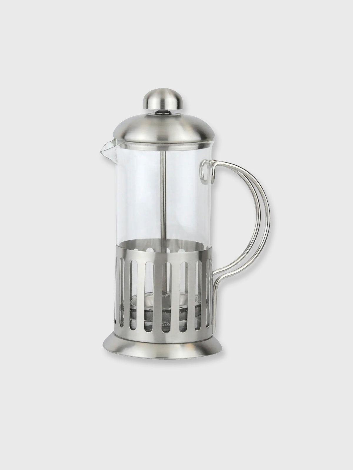 2 Cup Cafetière / Coffee Plunger - Stainless Steel & Glass