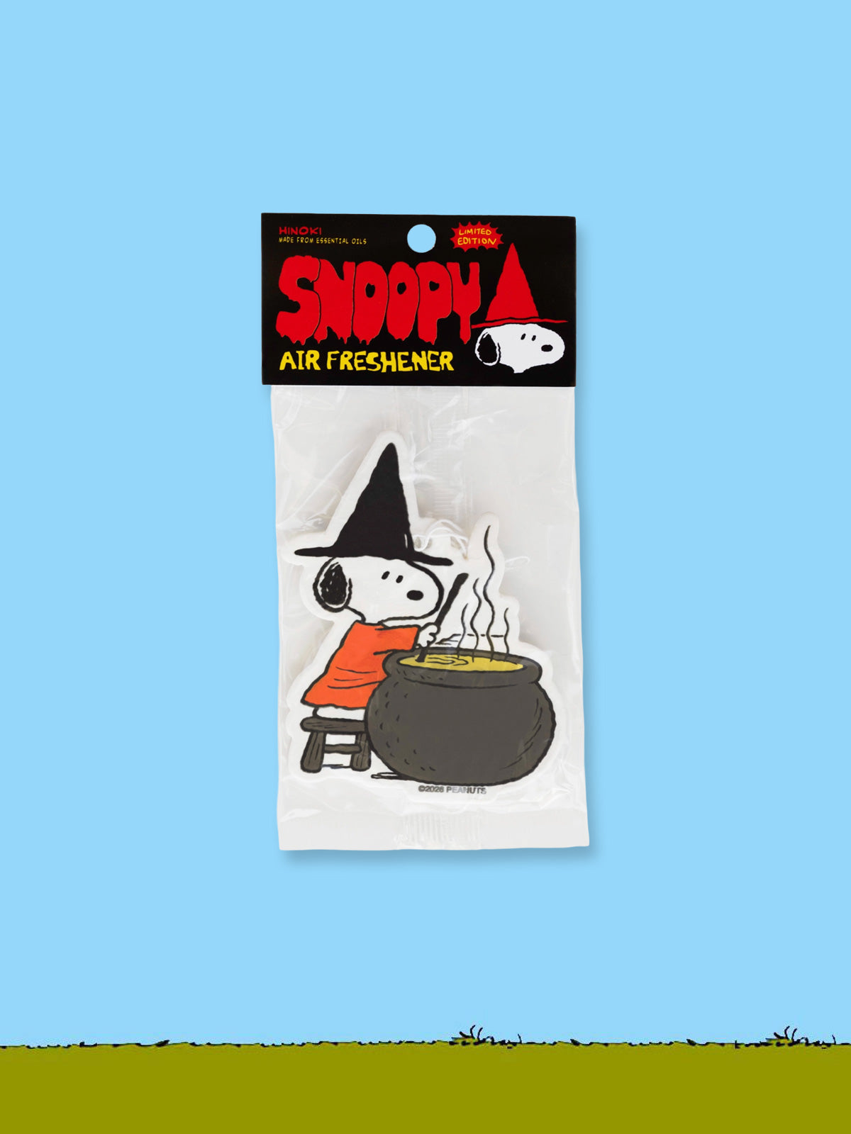 Peanuts X 3P4 Air Freshener - Halloween Snoopy Witch