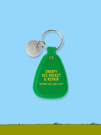 Peanuts X 3P4 Keyring - Snoopy Tennis