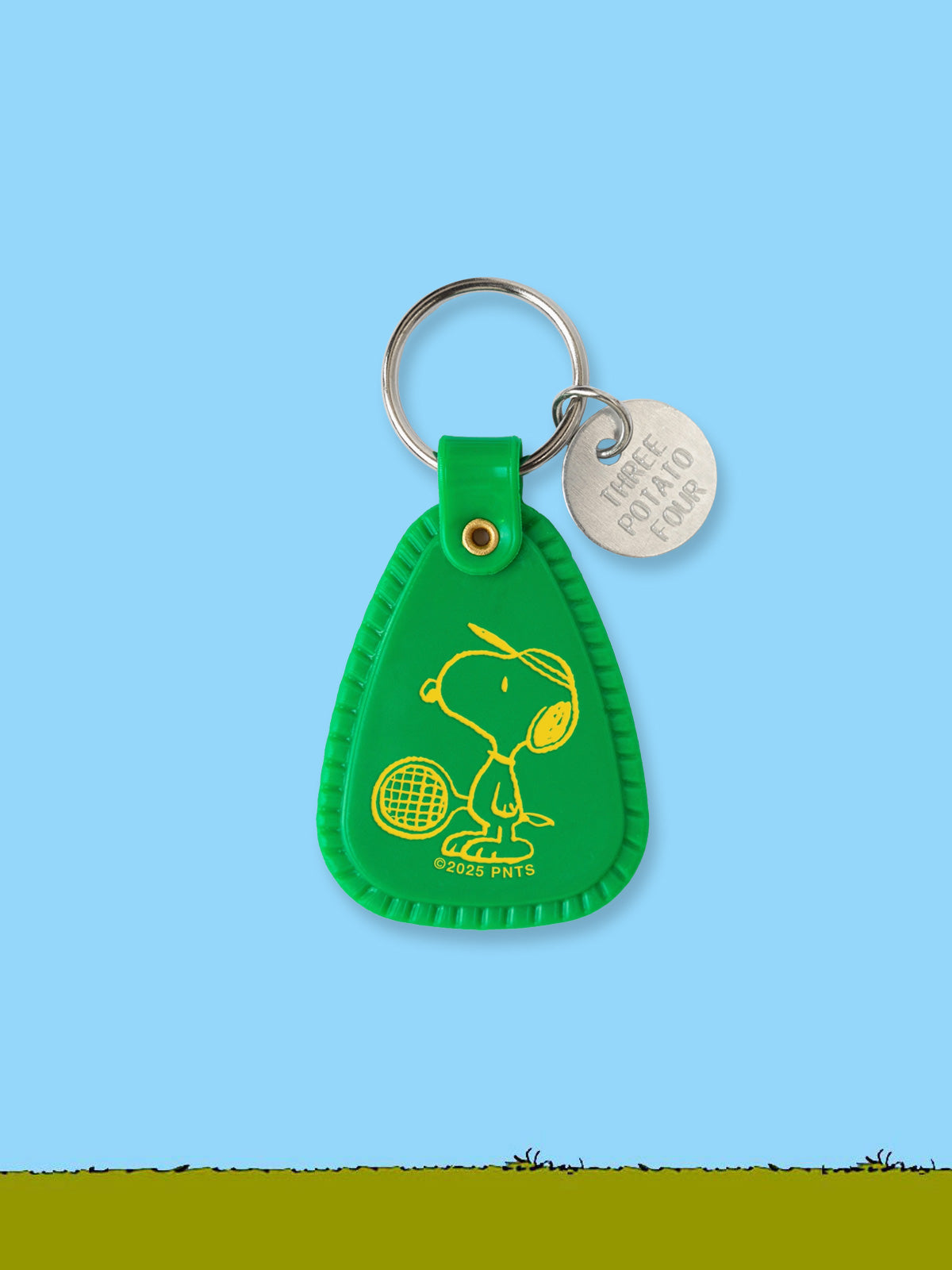 Peanuts X 3P4 Keyring - Snoopy Tennis