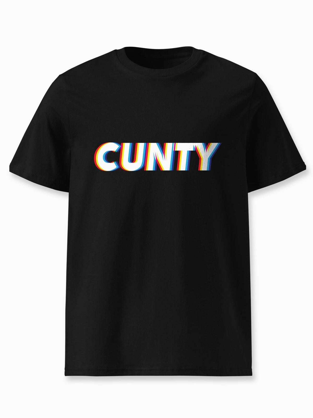 Cunty Slogan T-Shirt - Black