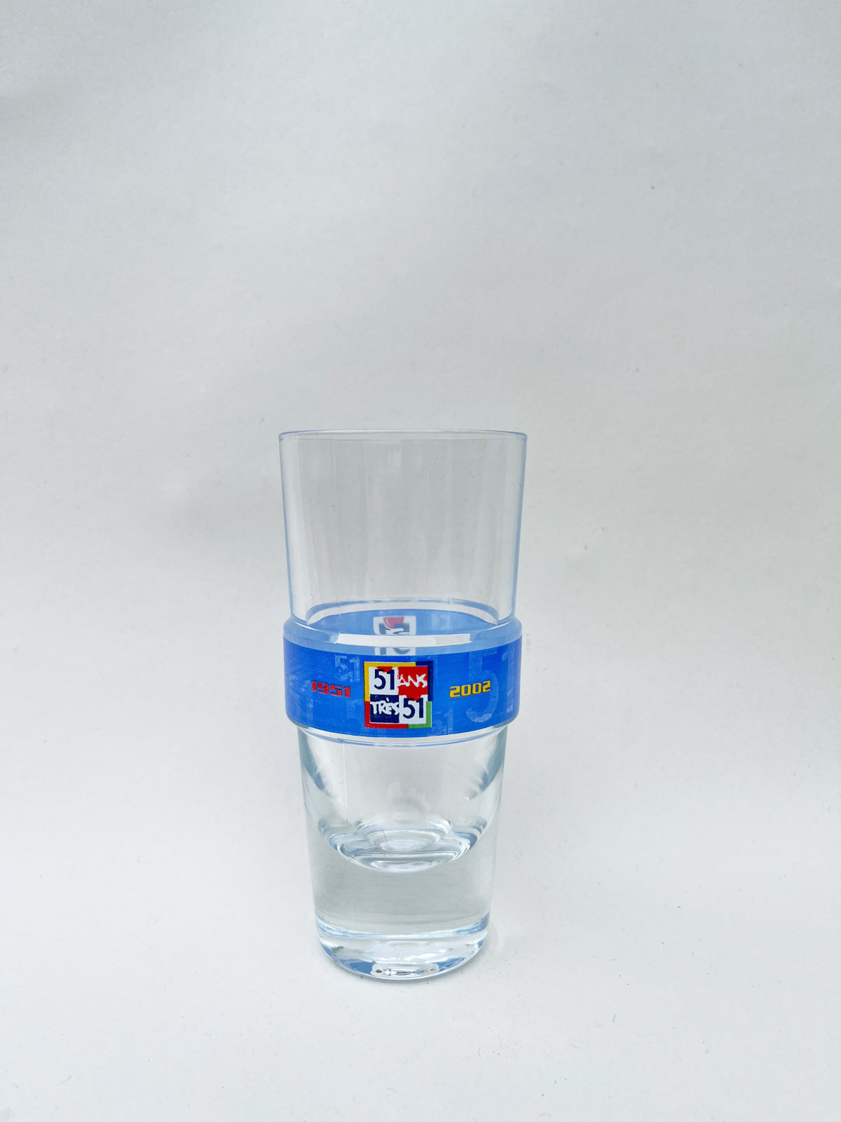 Vintage Belgian Glass Pastis 51 / 51 Years