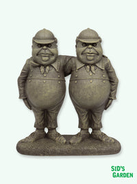 Alice Themed Garden Statue - Tweedledum & Tweedledee
