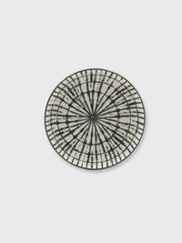 Ceramic Amari Bowl 12cm - Olive Green & White