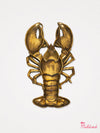 Lobster Shaped Trinket Tray - Antique Gold