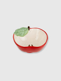 Apple Shaped Ceramic Bowl - 13cm