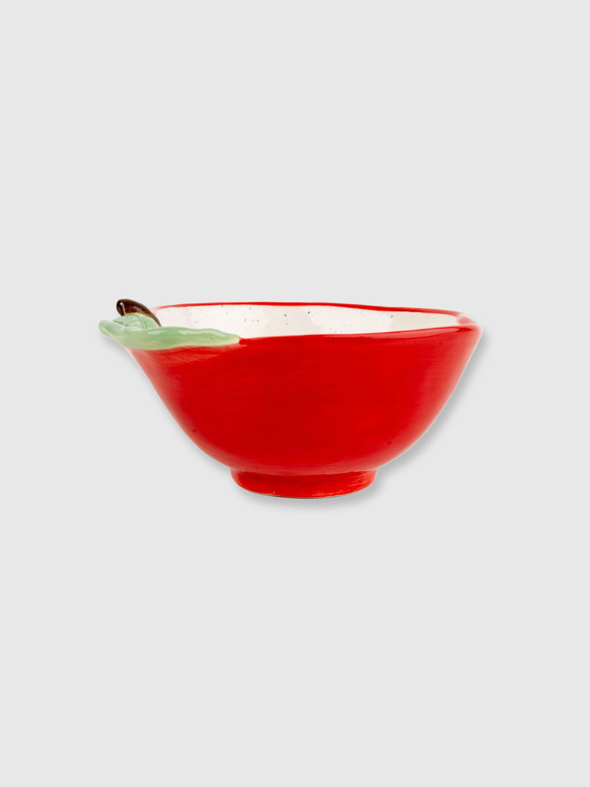 Apple Shaped Ceramic Bowl - 13cm