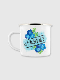 Arsenic Slogan Enamel Mug