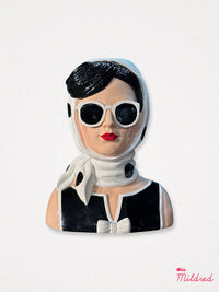 Audrey Lady Bust Vase - 25cm