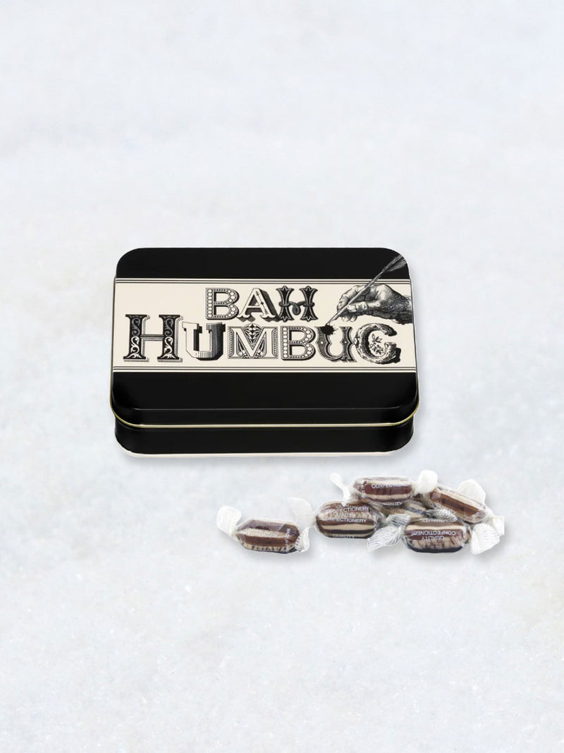 Bah Humbug Tin with Humbugs