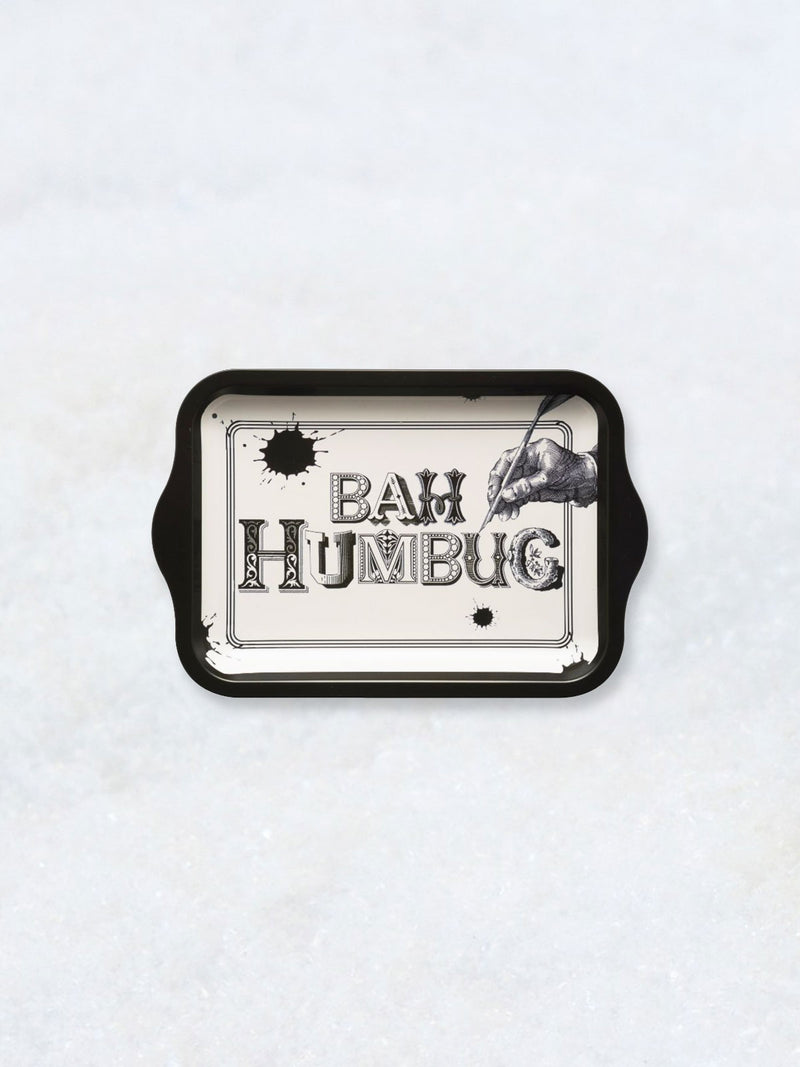 Bah Humbug Tin Tray