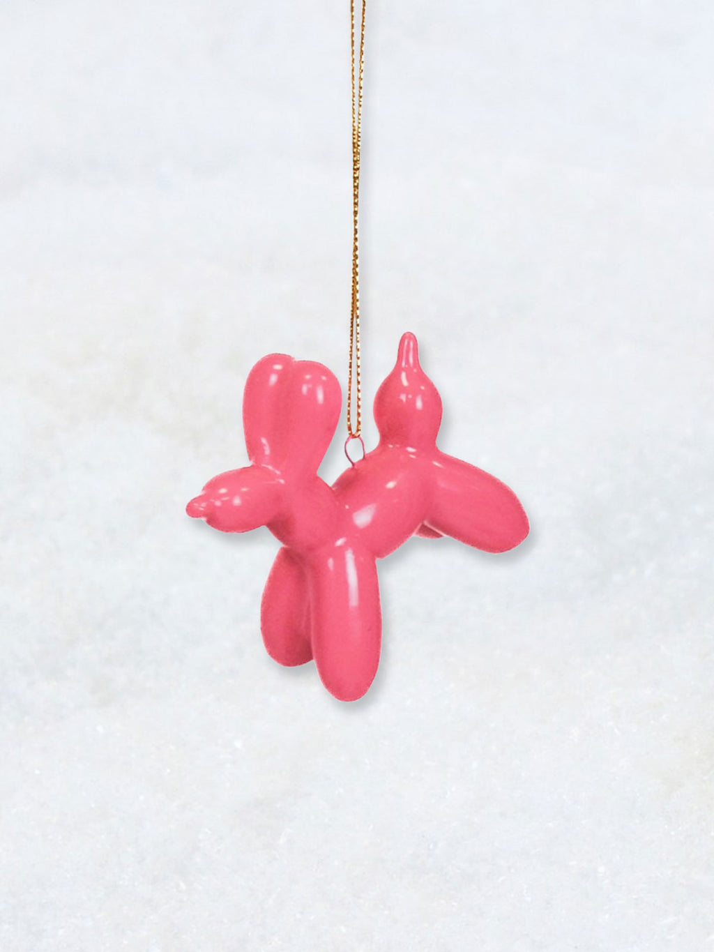 Christmas Decoration -  Balloon Dog Pink
