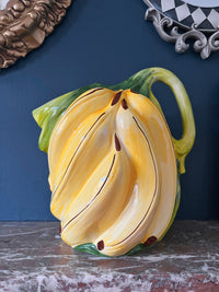 Italian Banana Shaped Ceramic Jug