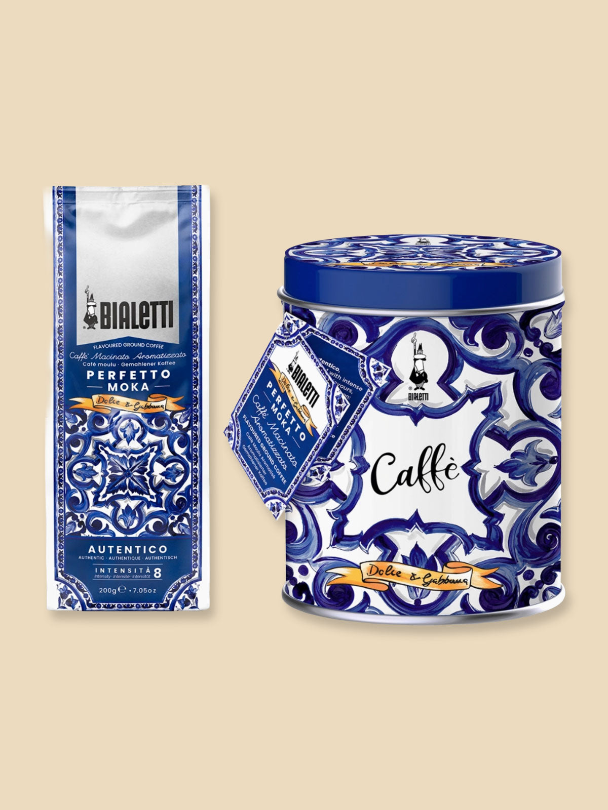 Bialetti X Dolce&Gabbana Blue Mediterranean Ground Coffee 200g