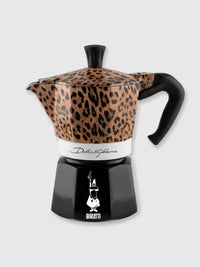 Bialetti X Dolce&Gabbana Leopardo / Leopard Print Hob Coffee Maker - 3 Cup