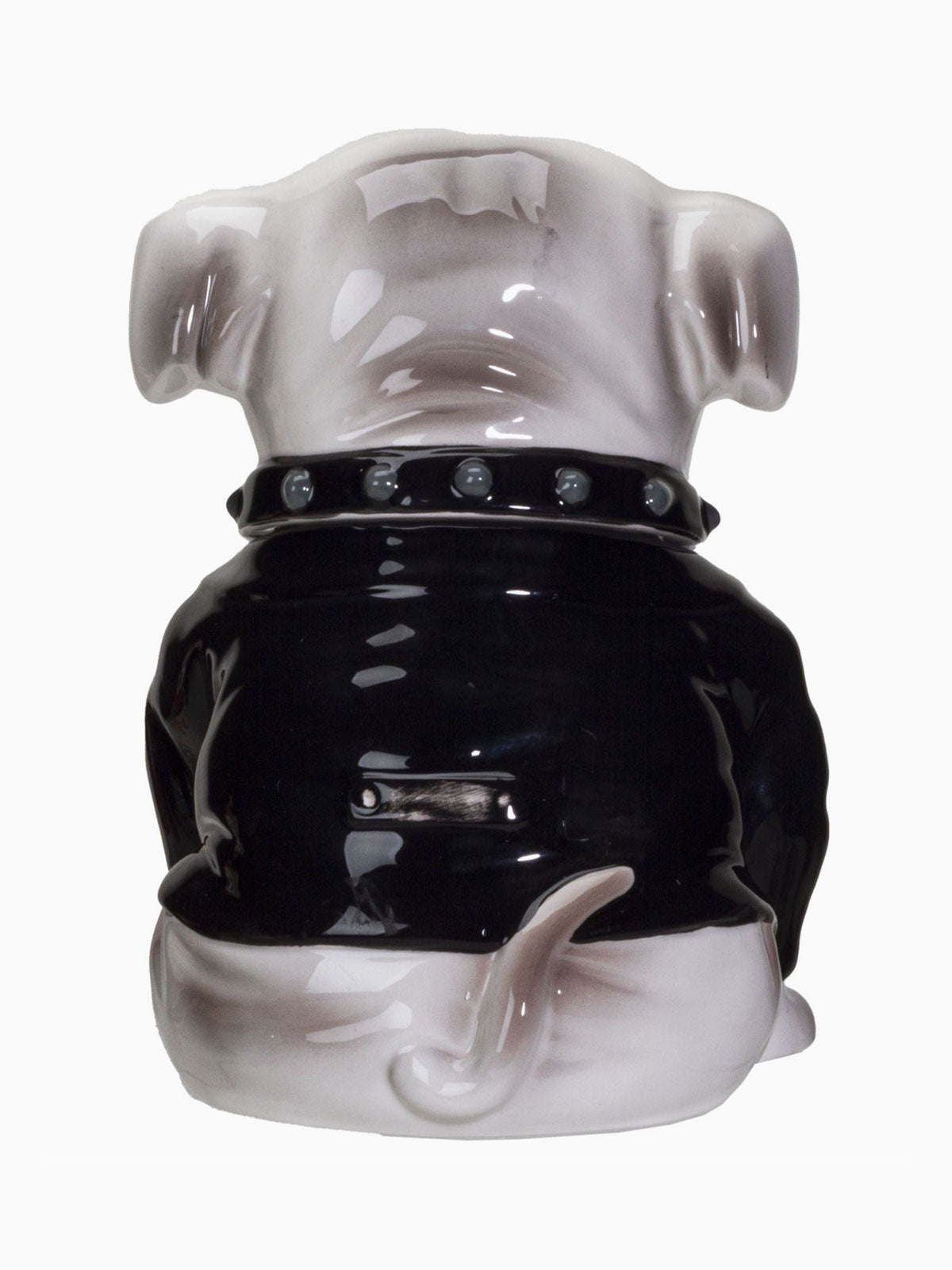 Biker Bulldog Dog - Ceramic Cookie Jar