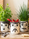 Mr Walsh Ceramic Face Pot