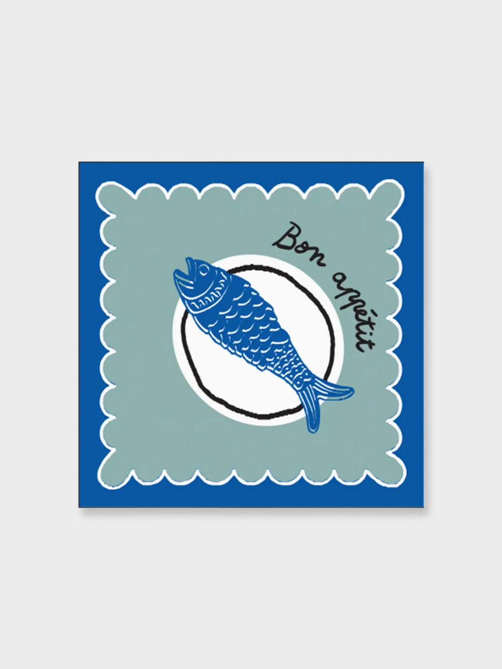 Blue Fish Paper Napkin Serviette