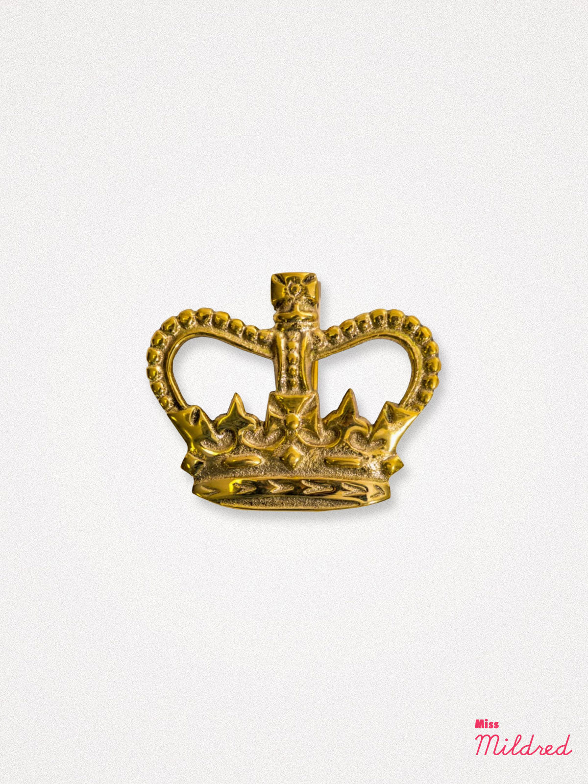 Brass Crown Shaped Door Knocker