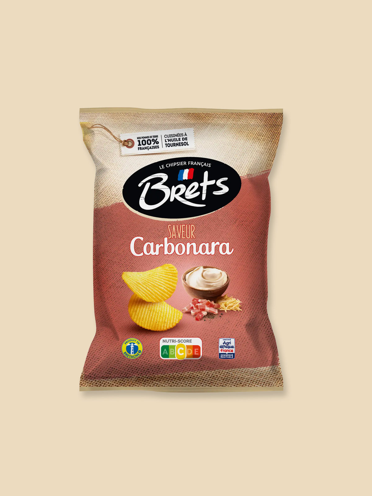 Brets French Crisp Carbonara Flavour - 125g