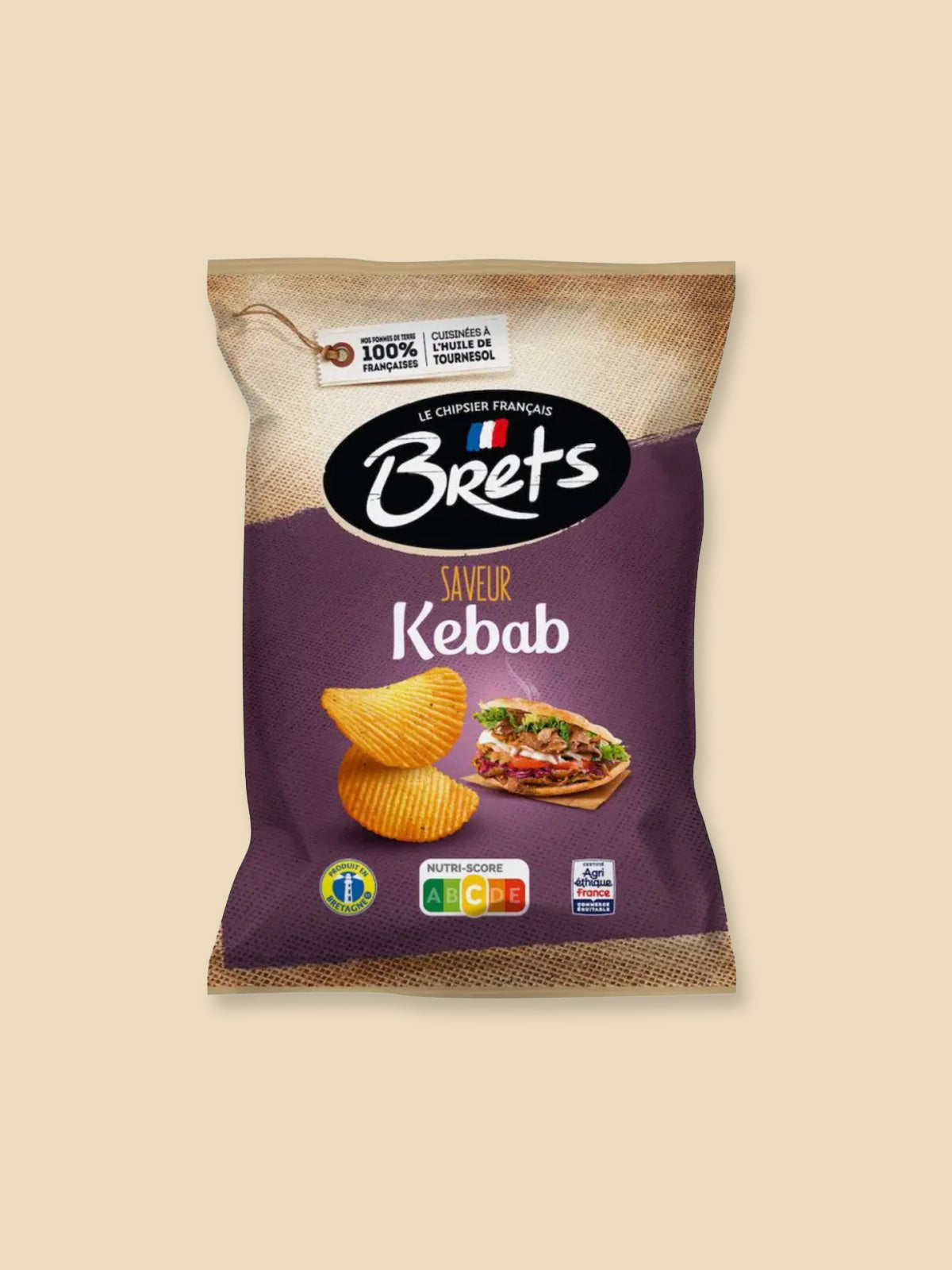 Brets French Crisp Kebab Flavour - 125g