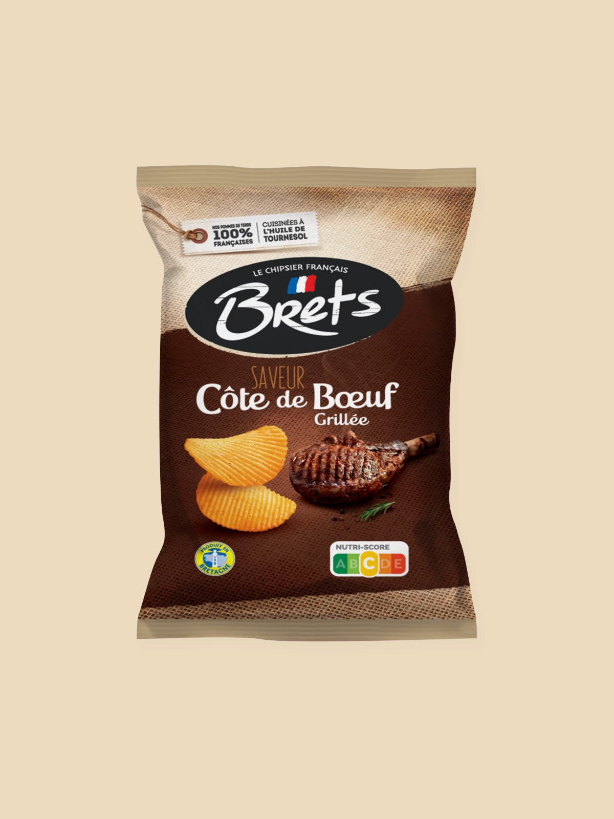 Brets French Crisp Rib of Beef Flavour - 125g