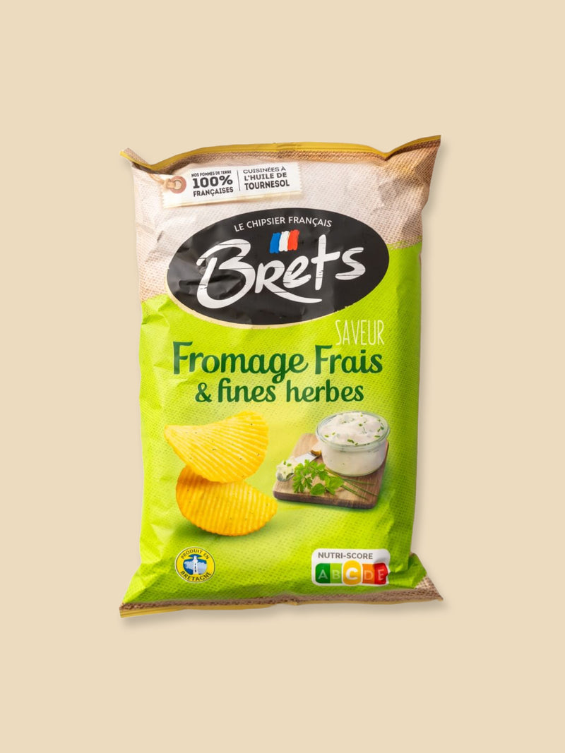 Brets French Crisp Fromage Frais & Herbs - 125g