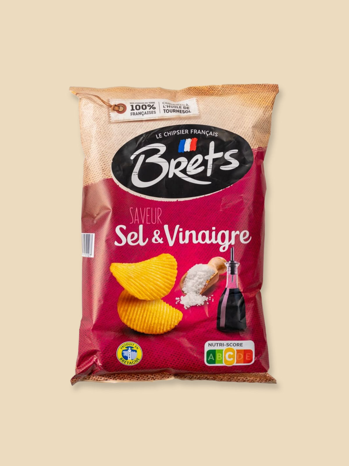 Brets French Crisp Salt et Vinegar - 125g