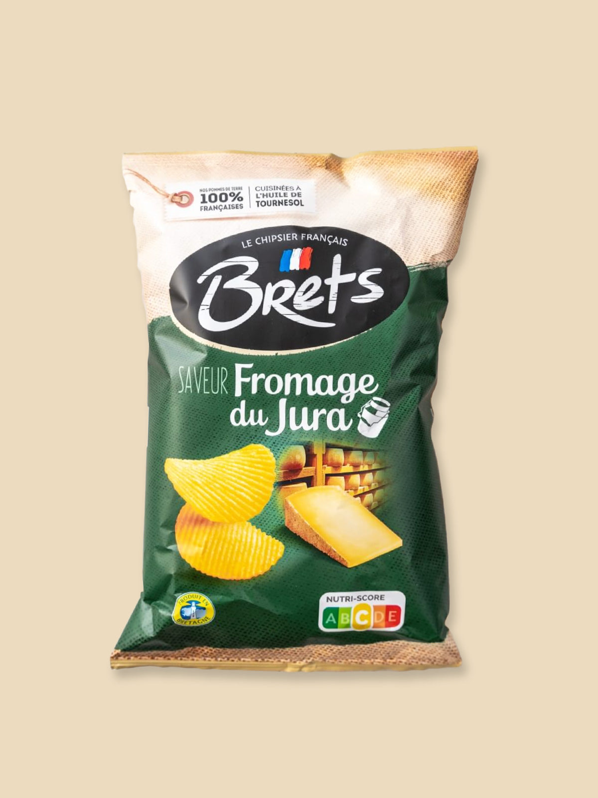 Brets French Crisp Jura Comté Cheese - 125g