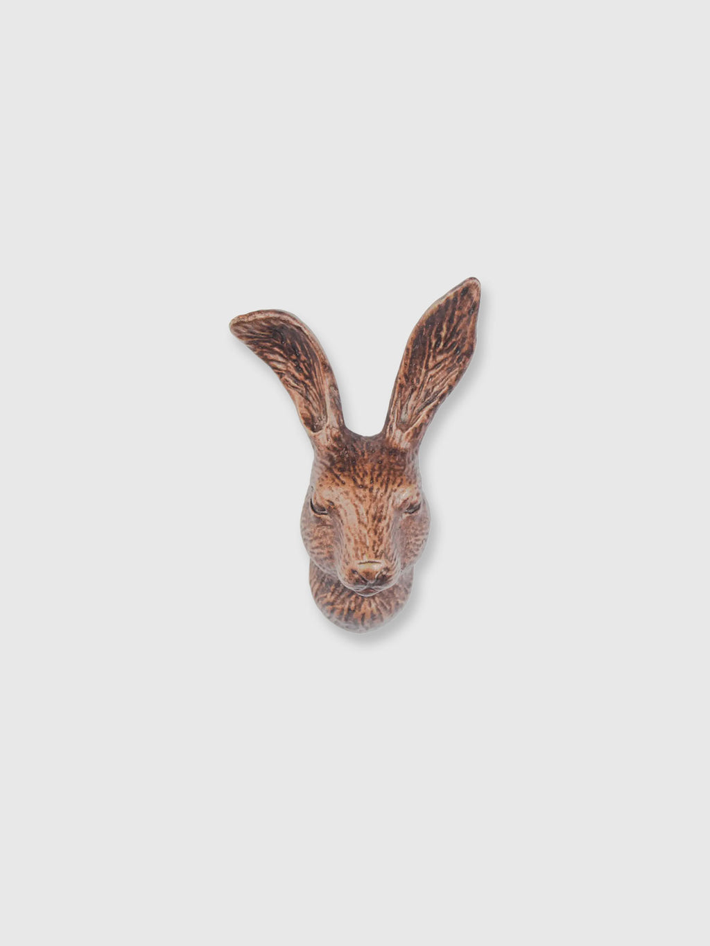 Metal Hare Drawer Knob - Brown