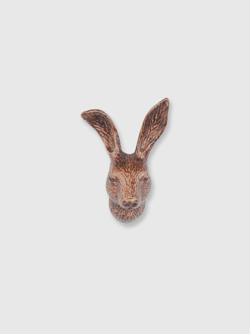 Metal Hare Drawer Knob - Copper