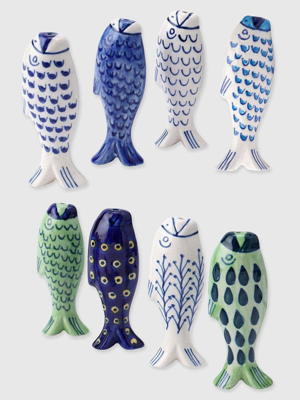 Ceramic Fish Nautical Bathroom Light Pull