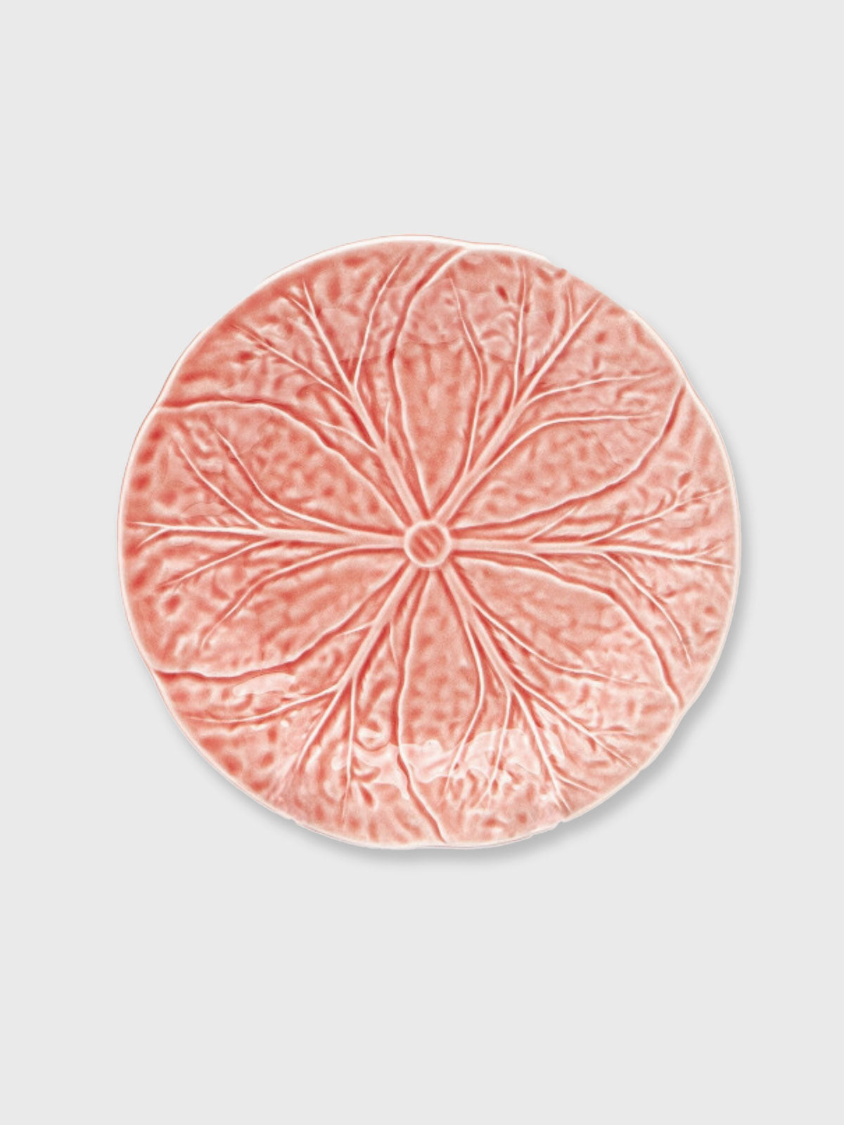 Cabbage Design Side Plate - Pale Pink
