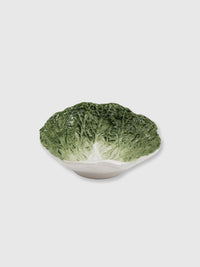Green Cabbage Leaf Bowl - 15cm