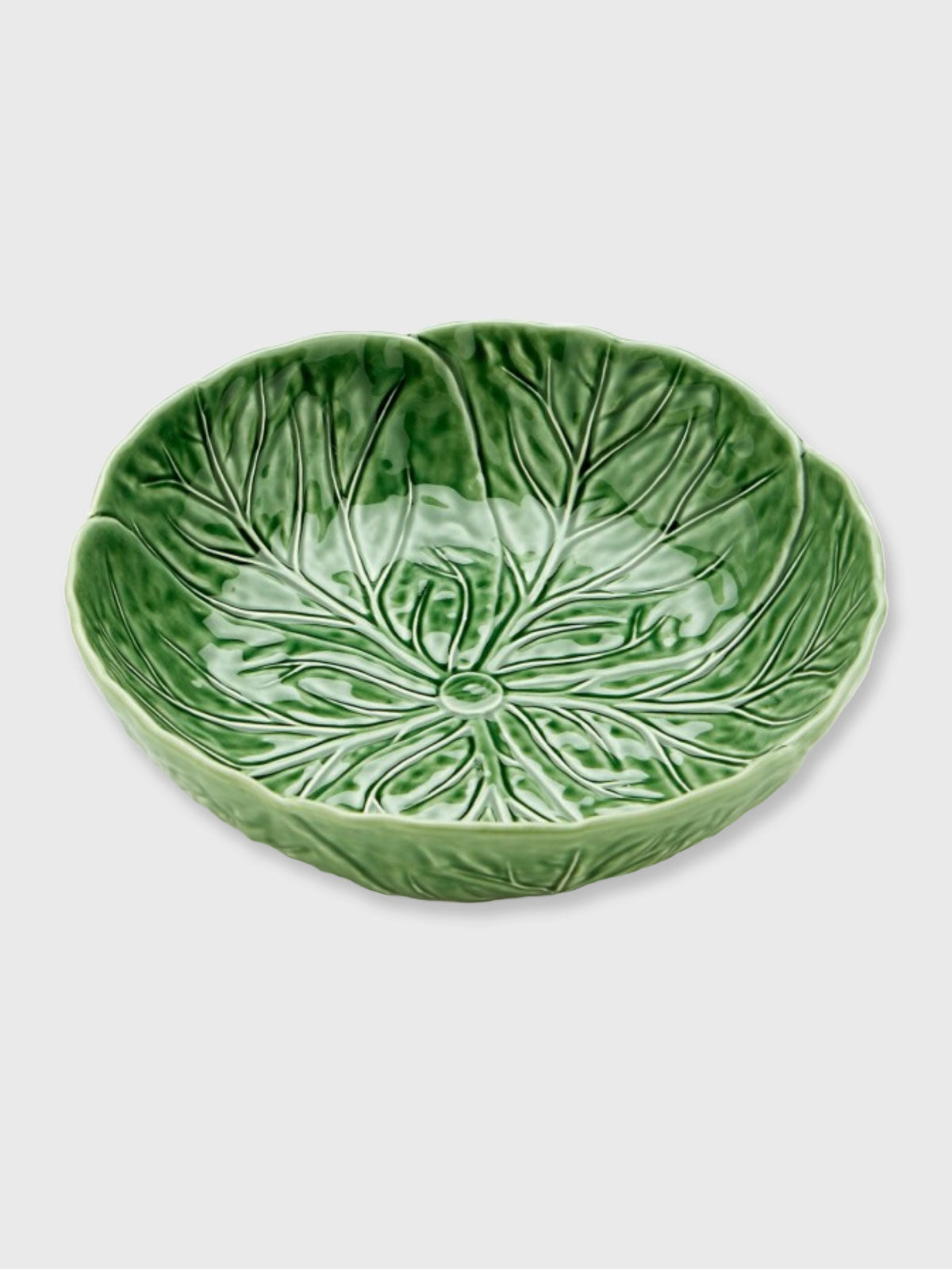 Cabbage Shaped Large Bowl - Green