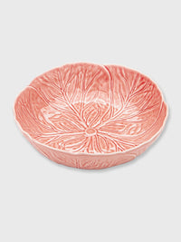 Cabbage Shaped Large Bowl - Pale Pink