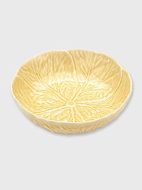 Cabbage Shaped Large Bowl - Yellow